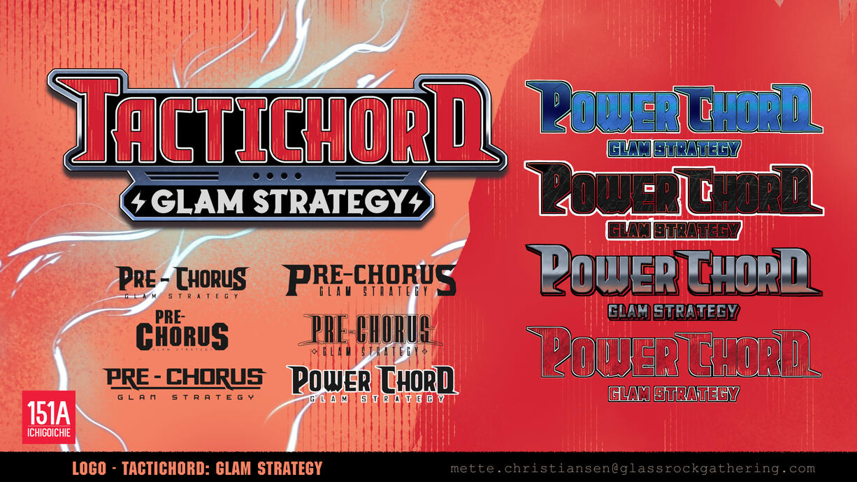 Logo design for Tactichord: Glam Strategy