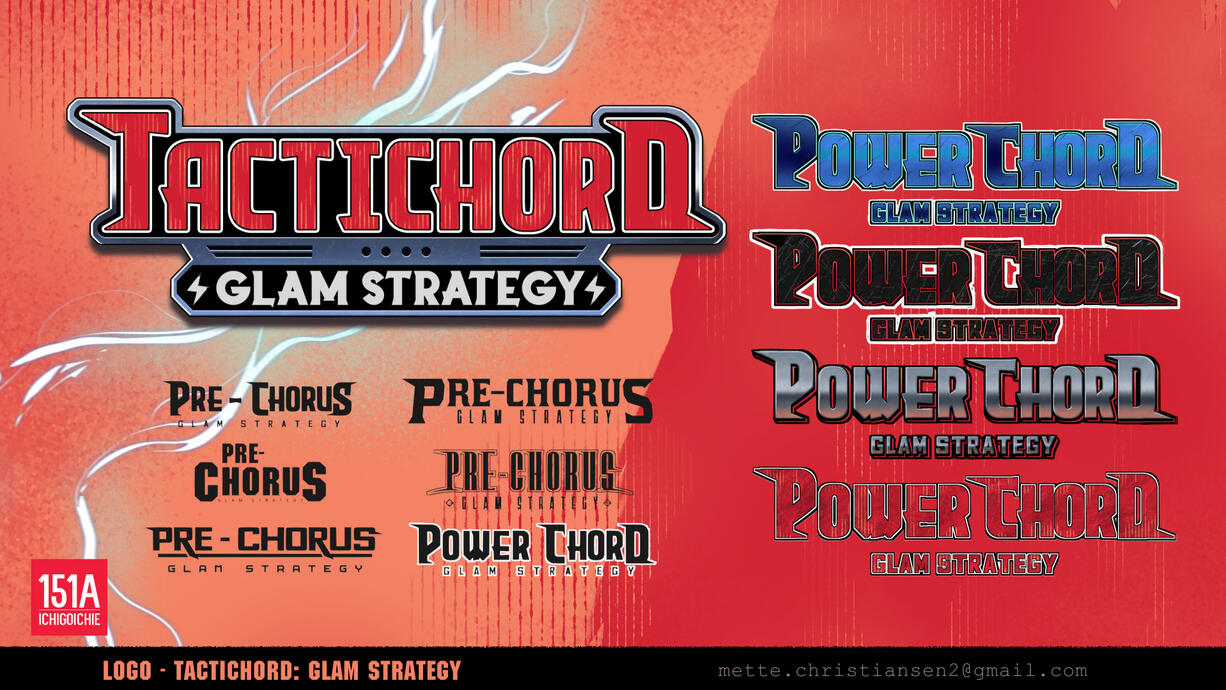 Logo design for Tactichord: Glam Strategy