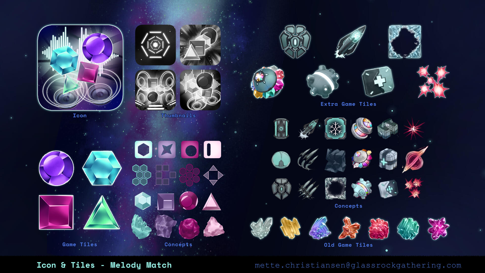 UI Design for match 3 game Melody Match